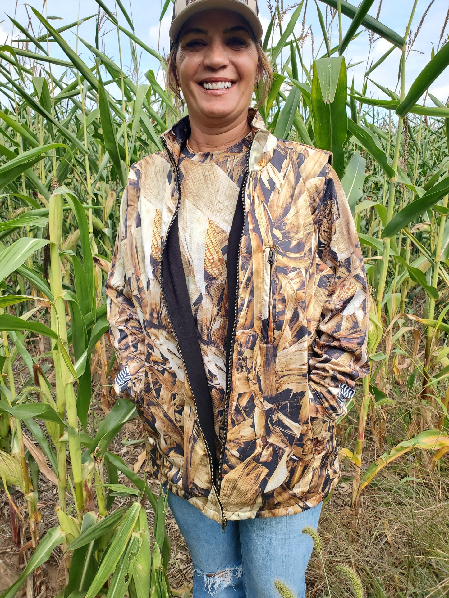 FALL CORN STALK - "HELL YES!" Series - Water Resistant, Vest