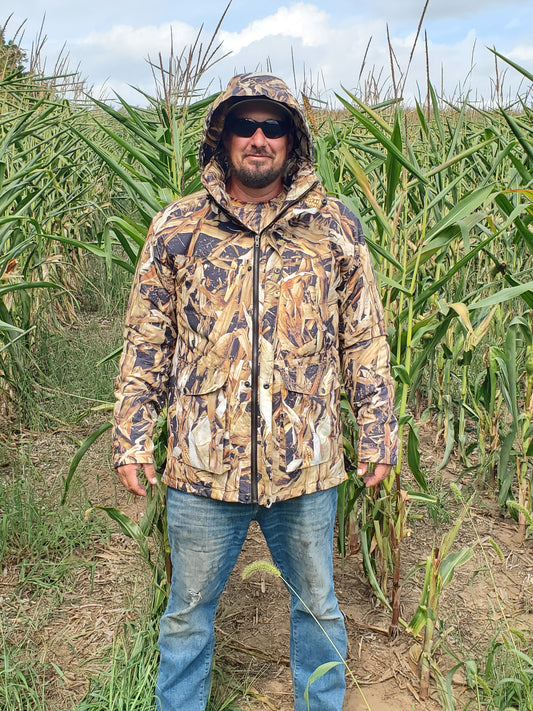 CLEARANCE - FALL CORN STALK - "HELL YES! Series" - Water Resistant, Mid-weight Jacket